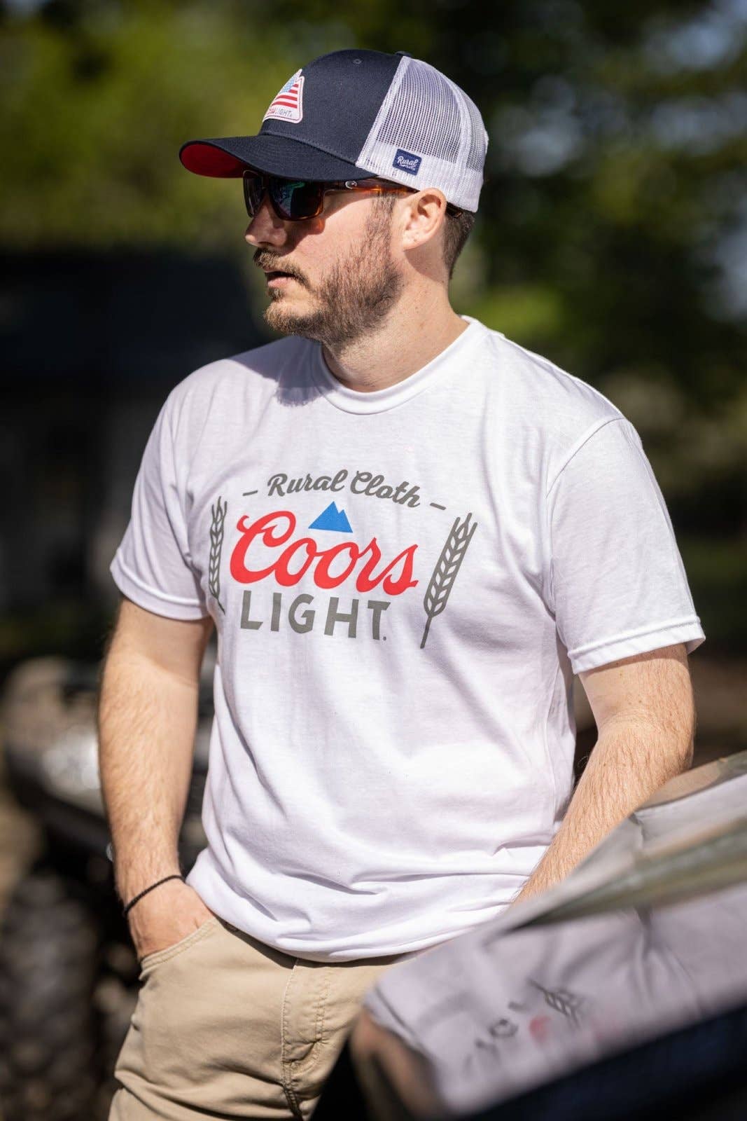 Rural Cloth - RC x CL Tee: White / LG