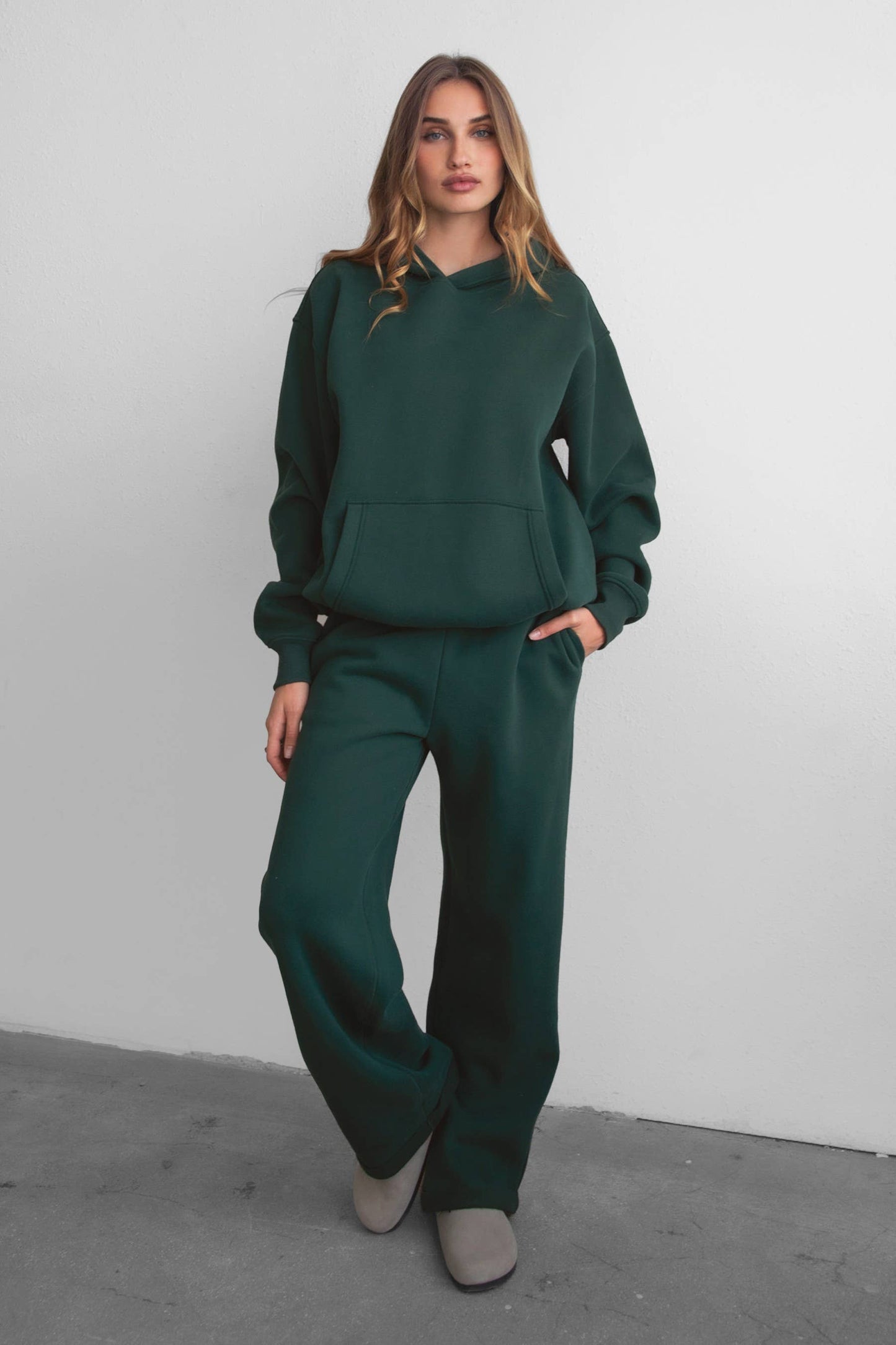LANI Cloud Fleece Wide Leg Sweatpants
