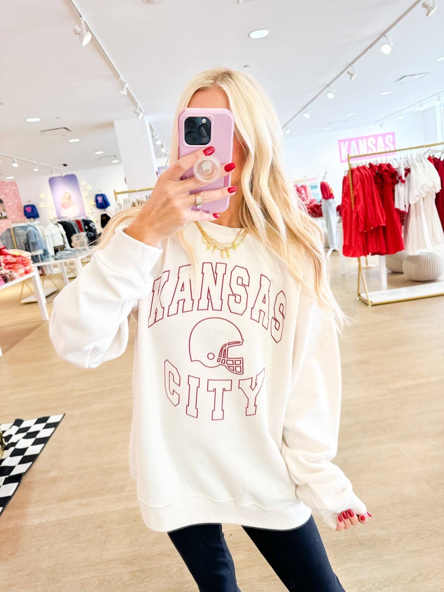 Ivory Helmet Sweatshirt