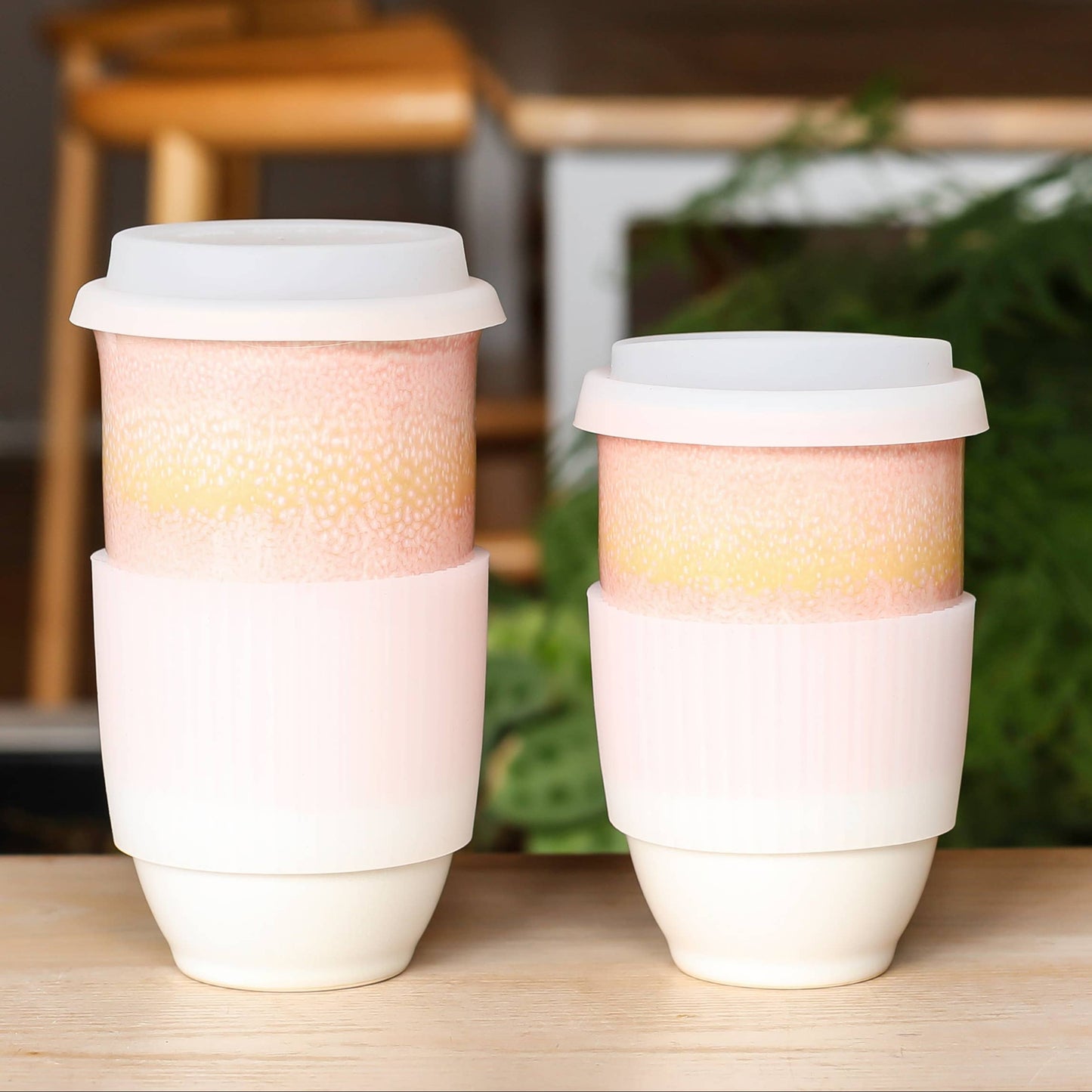 Ceramics Travel Mugs - Afterglow 12oz Ceramic Travel Mug – Reusable & Giftable