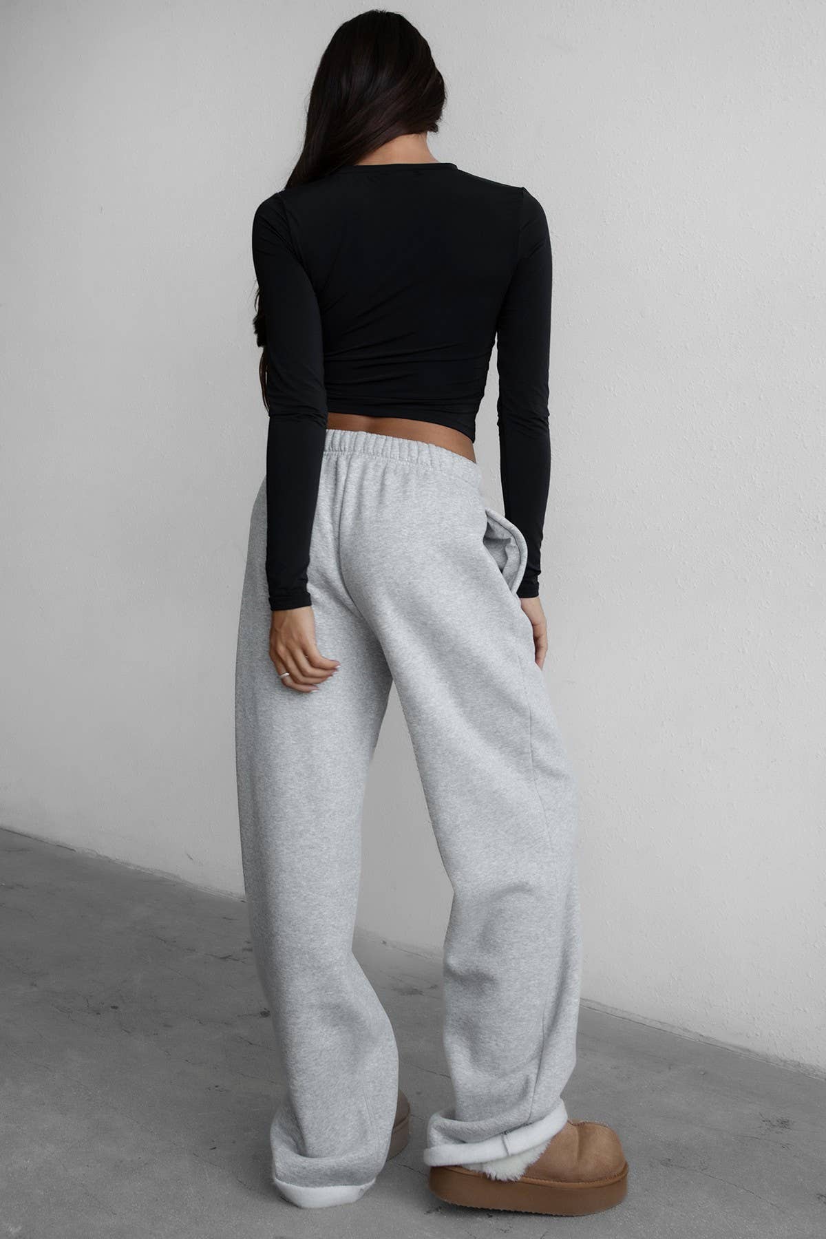 LANI Cloud Fleece Wide Leg Sweatpants