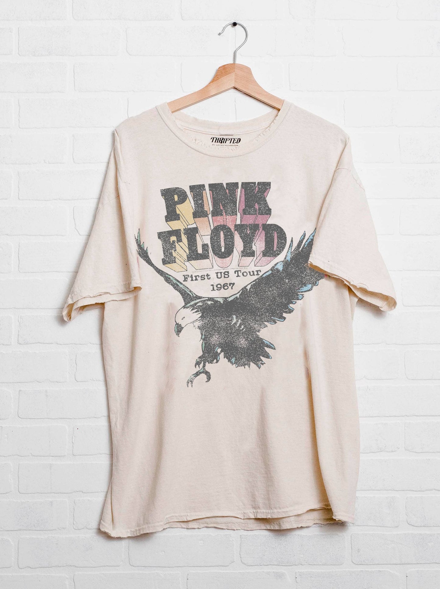 Pink Floyd Eagle Off White Oversized Graphic Tee